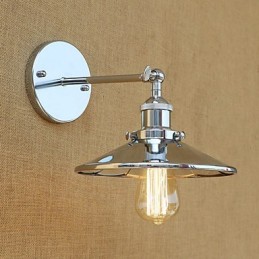 Apliques de pared con luz ambiental estilo mini, estilo rústico, estilo retro, galvanizado.