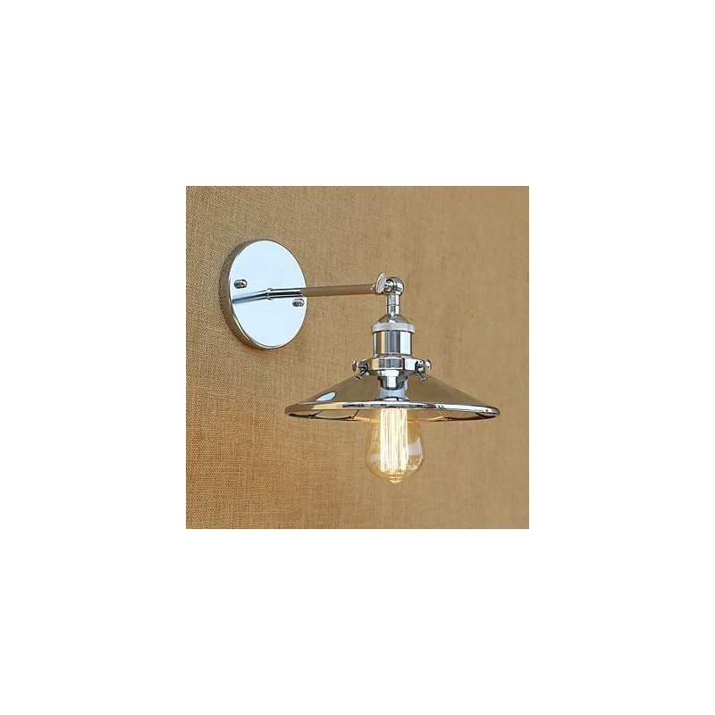 Apliques de pared con luz ambiental estilo mini, estilo rústico, estilo retro, galvanizado.