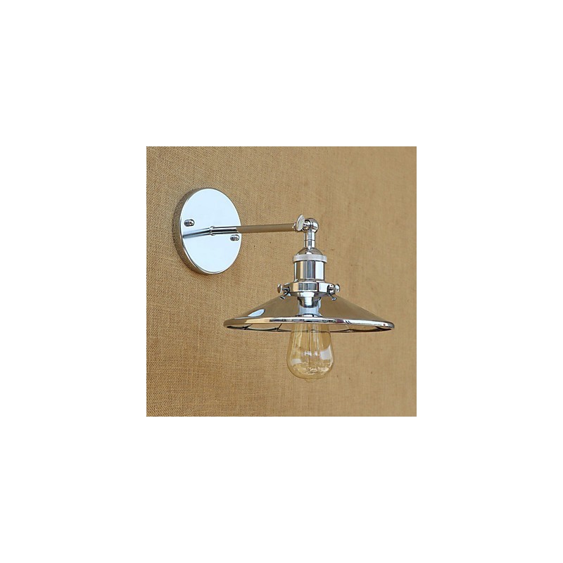 Apliques de pared con luz ambiental estilo mini, estilo rústico, estilo retro, galvanizado.