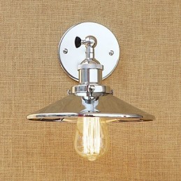 Apliques de pared con luz ambiental estilo mini, estilo rústico, estilo retro, galvanizado.
