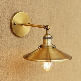 Apliques de pared con luz ambiental estilo mini, estilo rústico, estilo retro, galvanizado.