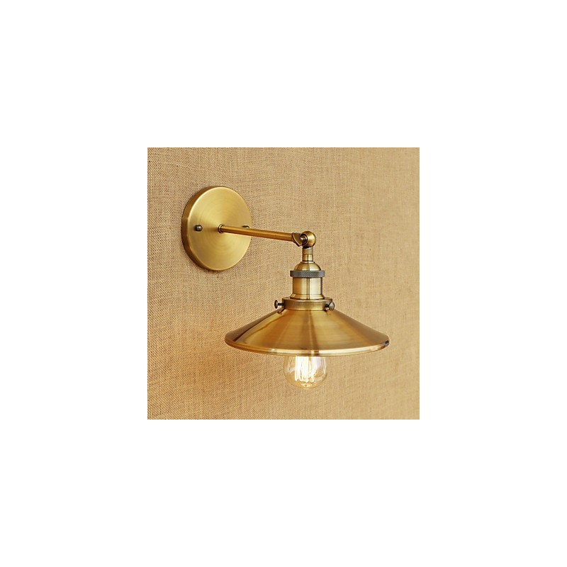 Apliques de pared con luz ambiental estilo mini, estilo rústico, estilo retro, galvanizado.
