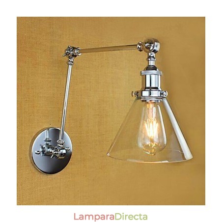 Lámparas de brazo oscilante con protección ocular estilo mini, estilo galvanizado retro campestre Lámparas de brazo oscilante con protección ocular estilo mini, estilo galvanizado retro campestre