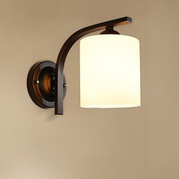 Apliques de pared con luz descendente para protección ocular con pintura contemporánea moderna