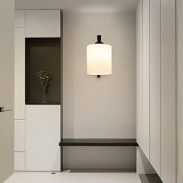 Apliques de pared con luz descendente para protección ocular con pintura contemporánea moderna