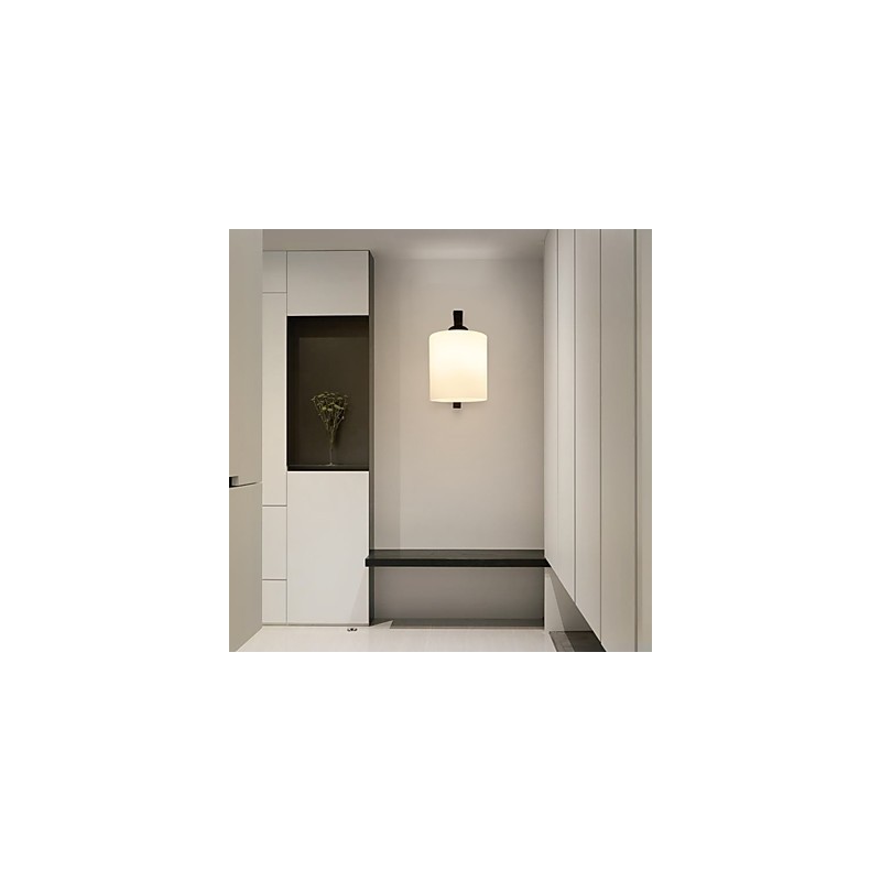 Apliques de pared con luz descendente para protección ocular con pintura contemporánea moderna