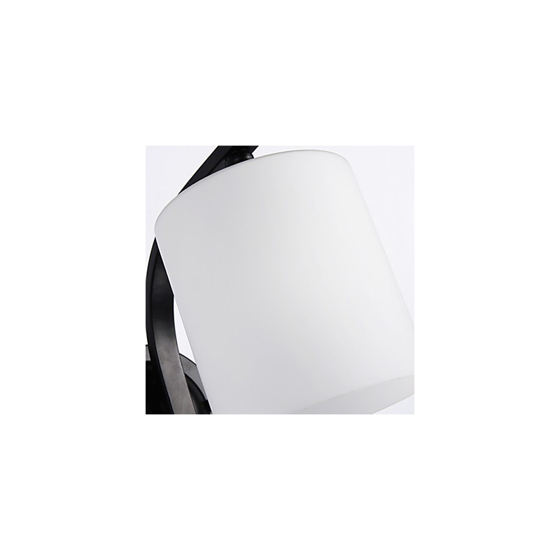 Apliques de pared con luz descendente para protección ocular con pintura contemporánea moderna