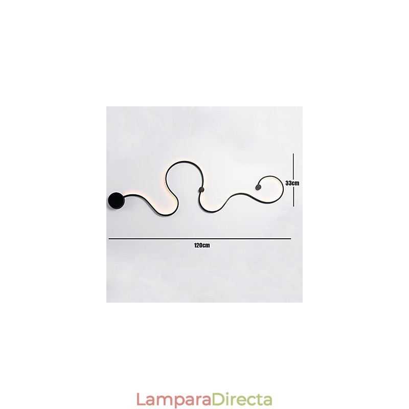 Pintura contemporánea moderna y contemporánea para apliques de pared con luz ambiental.
