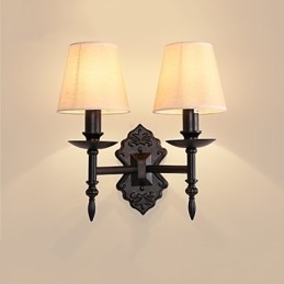Apliques de pared con luz descendente y protección ocular con pintura contemporánea moderna