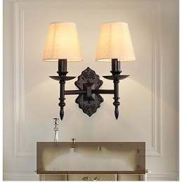 Apliques de pared con luz descendente y protección ocular con pintura contemporánea moderna