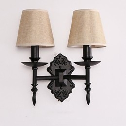 Apliques de pared con luz descendente y protección ocular con pintura contemporánea moderna