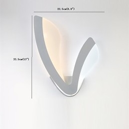 Lámparas de pared modernas estilo simplicidad iluminación acrílica sala de estar pasillo dormitorio habitaciones de hotel lámpara de noche