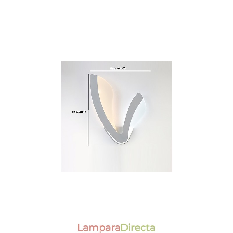 Lámparas de pared modernas estilo simplicidad iluminación acrílica sala de estar pasillo dormitorio habitaciones de hotel lámpara de noche