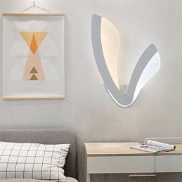 Lámparas de pared modernas estilo simplicidad iluminación acrílica sala de estar pasillo dormitorio habitaciones de hotel lámpara de noche
