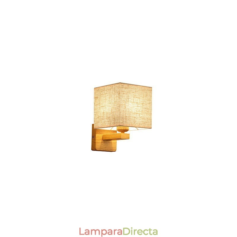 Lámpara de mesa minimalista de madera maciza, lámpara de escritorio de noche