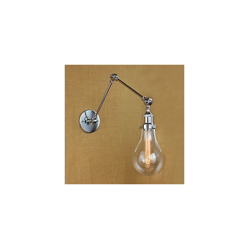 Lámparas de brazo oscilante con protección ocular estilo mini, estilo galvanizado retro campestre