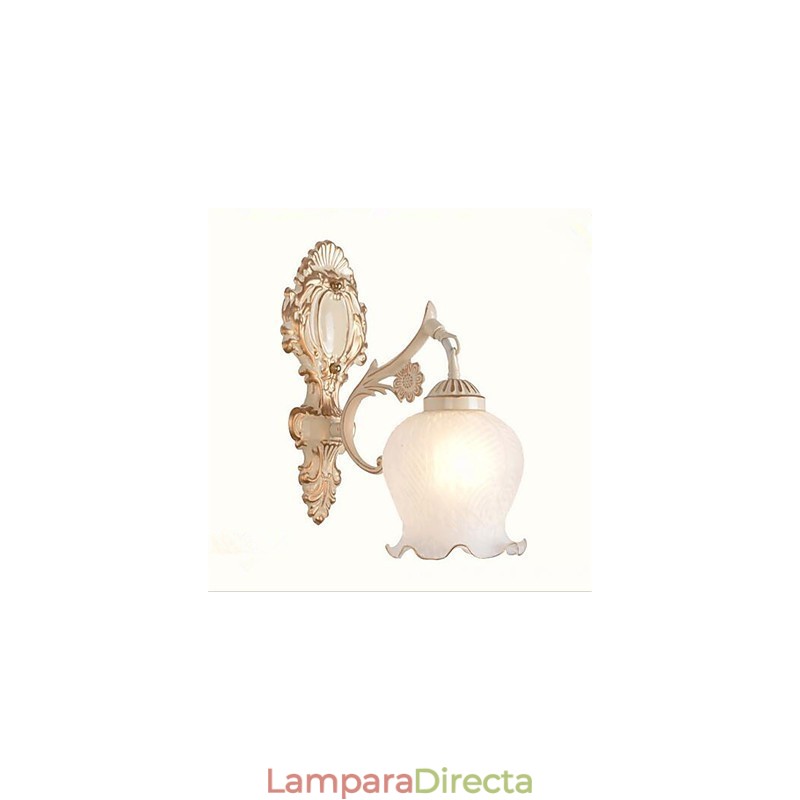 Lámpara de pared moderna y contemporánea con protección ocular y acabado galvanizado para brazo oscilante.