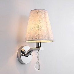 Aplique de pared con iluminación ambiental, estilo rústico contemporáneo moderno y galvanizado.