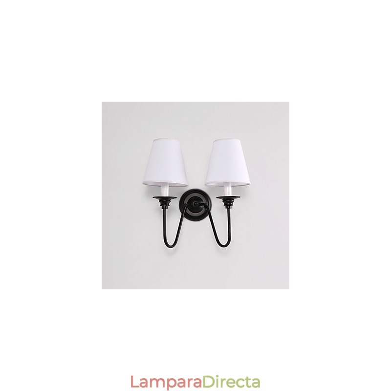 Apliques de pared con luz ambiental de estilo rústico Lodge con acabado en óxido negro para protección ocular.