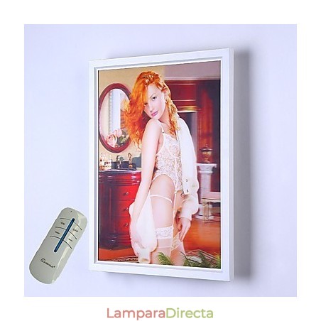 Pintura contemporánea moderna integrada para apliques de pared con luz ambiental. Pintura contemporánea moderna integrada para apliques de pared con luz ambiental.