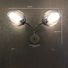 Aplique de pared con luz ambiental estilo mini con pintura retro rústica estilo cabaña vintage campestre