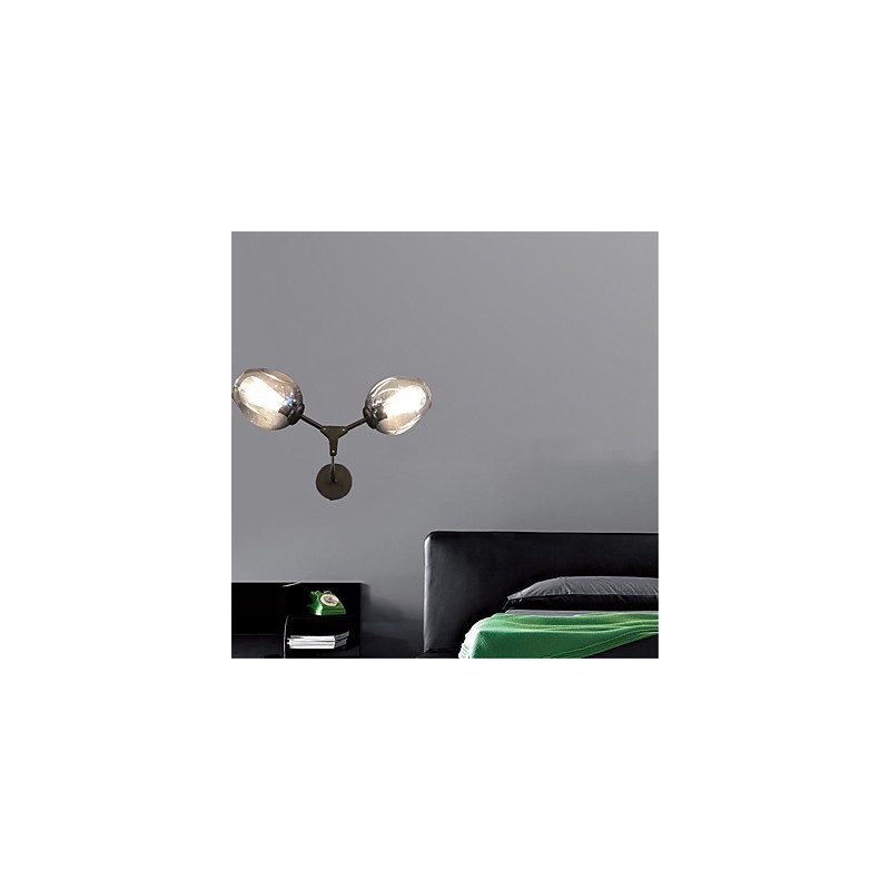 Aplique de pared con luz ambiental estilo mini con pintura retro rústica estilo cabaña vintage campestre
