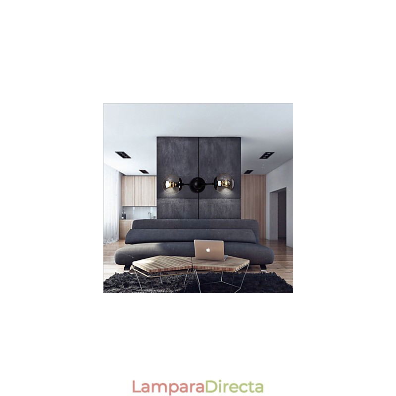 Aplique de pared con luz ambiental estilo rústico estilo cabaña, galvanizado, para iluminación ambiental en miniatura.