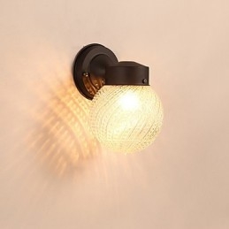 Apliques de pared con luz ambiental estilo mini con acabado moderno y contemporáneo de óxido negro.