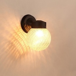 Apliques de pared con luz ambiental estilo mini con acabado moderno y contemporáneo de óxido negro.