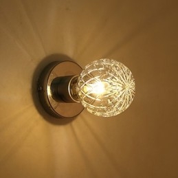 Pintura contemporánea moderna integrada para apliques de pared con luz ambiental.