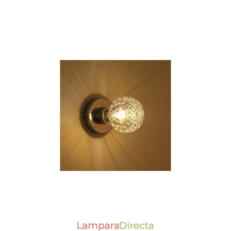 Pintura contemporánea moderna integrada para apliques de pared con luz ambiental.
