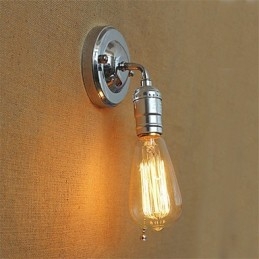 Lámpara de pared Edison estilo loft retro para dormitorio, luces de pared para el hogar, rústica, industrial, de un solo cabezal, para pasillo, sala de estar, mini decoración de pared