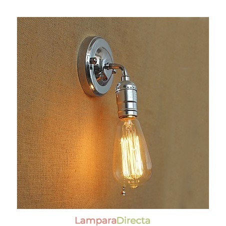 Lámpara de pared Edison estilo loft retro para dormitorio, luces de pared para el hogar, rústica, industrial, de un solo cabezal, para pasillo, sala de estar, mini decoración de pared Lámpara de pared Edison estilo loft retro para dormitorio, luces de pared para el hogar, rústica, industrial, de un solo cabezal, para pasillo, sala de estar, mini decoración de pared