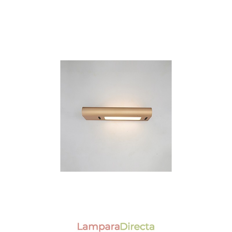 Pintura contemporánea moderna integrada para apliques de pared con luz ambiental.