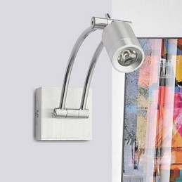 Lámpara de pared creativa con brazo basculante para mesita de noche