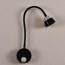 Lámpara de pared creativa con manguera y lámpara de pared para mesita de noche