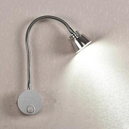 Lámpara de pared creativa con manguera y lámpara de pared para mesita de noche