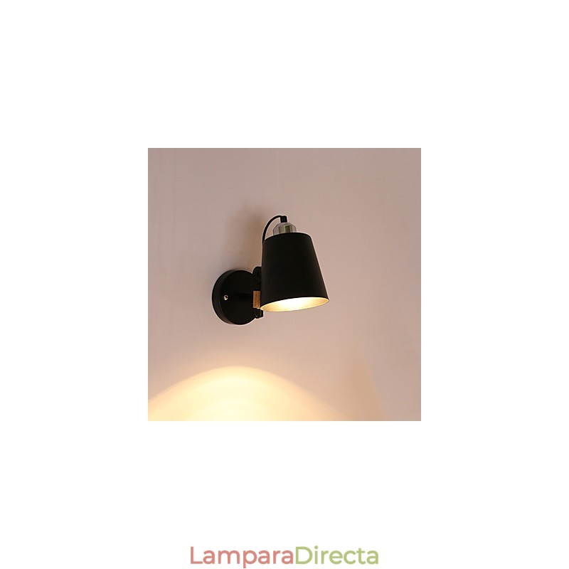 Pintura contemporánea moderna para apliques de pared con luz ambiental.