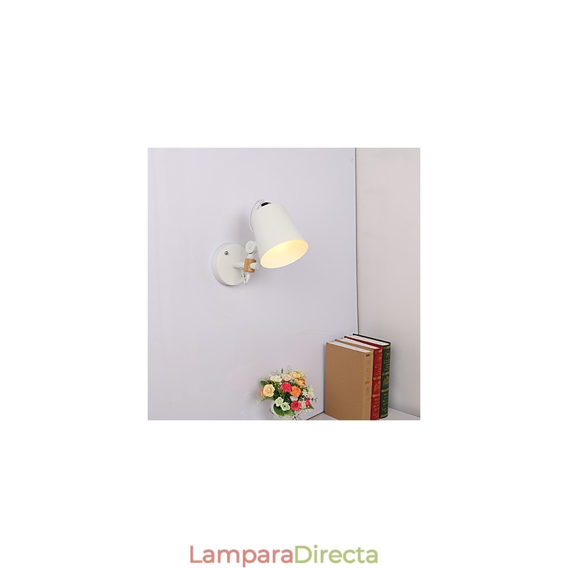 Pintura contemporánea moderna para apliques de pared con luz ambiental.
