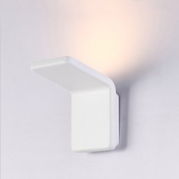 Pintura contemporánea moderna integrada para apliques de pared con luz ambiental.