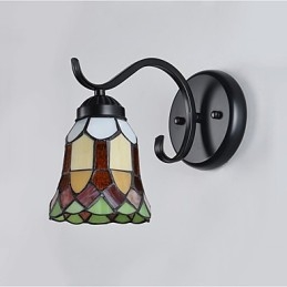 Apliques de pared con luz empotrada con pintura rústica tipo cabaña