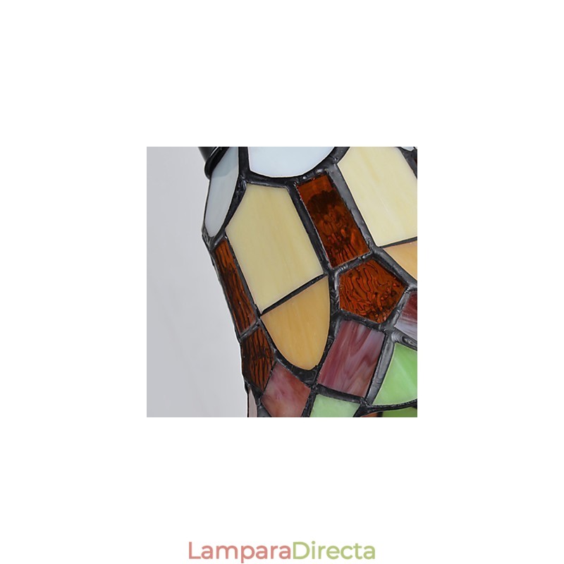 Apliques de pared con luz empotrada con pintura rústica tipo cabaña