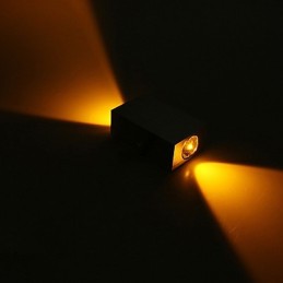 Apliques de pared con luz ambiental de estilo mini, multicolor, 3 funciones novedosas