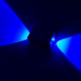 Apliques de pared con luz ambiental de estilo mini, multicolor, 3 funciones novedosas