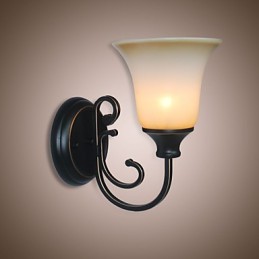 Lámpara de pared antigua, lámpara de noche para dormitorio, lámpara de pared para pasillo, escalera, lámpara de pared retro para sala de estar.
