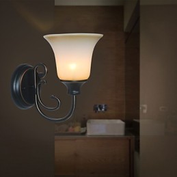 Lámpara de pared antigua, lámpara de noche para dormitorio, lámpara de pared para pasillo, escalera, lámpara de pared retro para sala de estar.