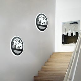 Lámpara de noche, lámpara de pared, lámpara para dormitorio, sala de estar, luces modernas, minimalistas, creativas, lámpara de pasillo acrílica