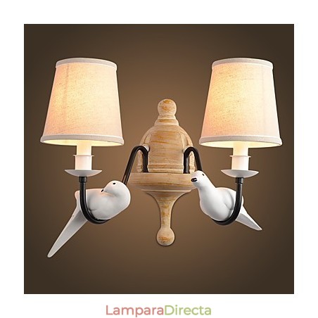 Apliques de pared con luz ambiental de pintura vintage sencilla de estilo rústico Apliques de pared con luz ambiental de pintura vintage sencilla de estilo rústico