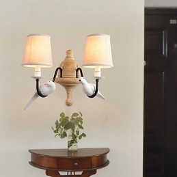 Apliques de pared con luz ambiental de pintura vintage sencilla de estilo rústico