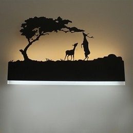 Lámpara de noche, lámpara de pared, lámpara europea creativa moderna minimalista para dormitorio infantil, lámpara de escalera, lámpara frontal de espejo